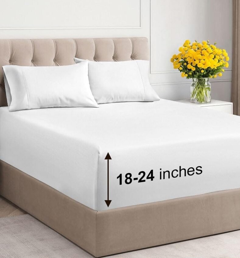 Sábanas frescas y suaves estilo hotel