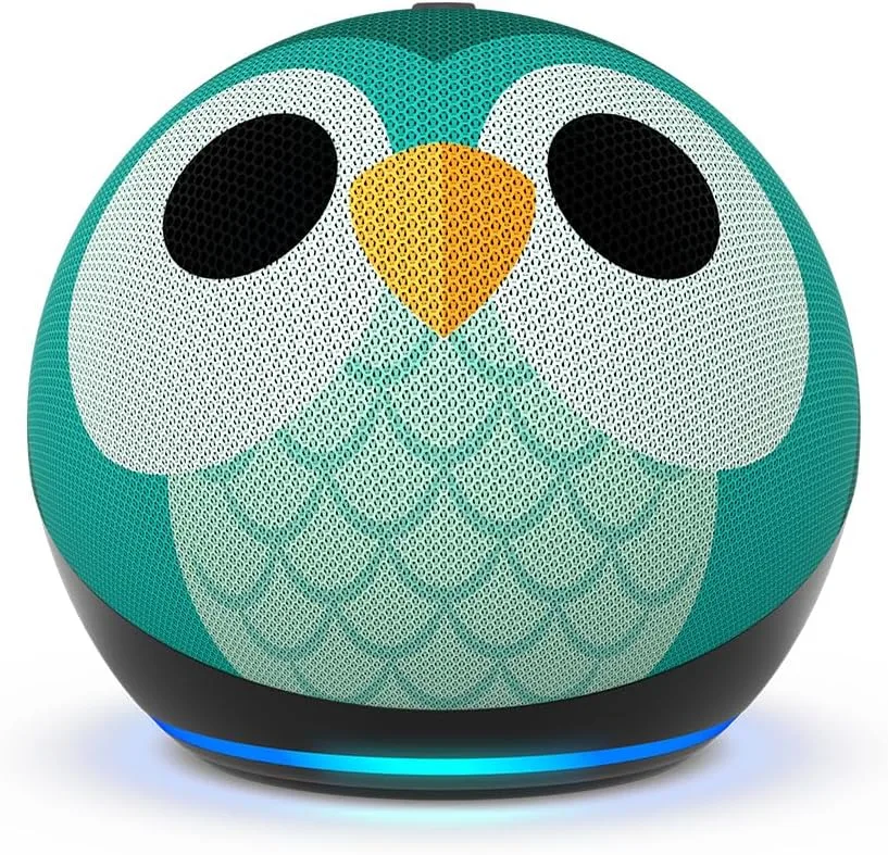 Amazon Echo Dot Kids (modelo búho), altavoz inteligente para niños con controles parentales y 1 año de Amazon Kids+