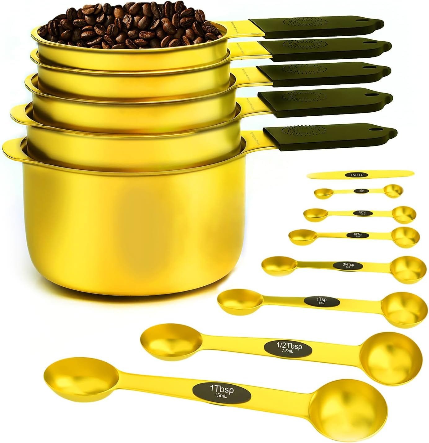 Juego de tazas medidoras magnéticas LIFETOWE